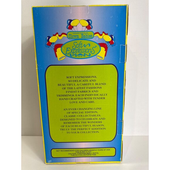DanDee Soft Expressions Genuine Porcelain Clown Babies in Original Box - Picture 6 of 11